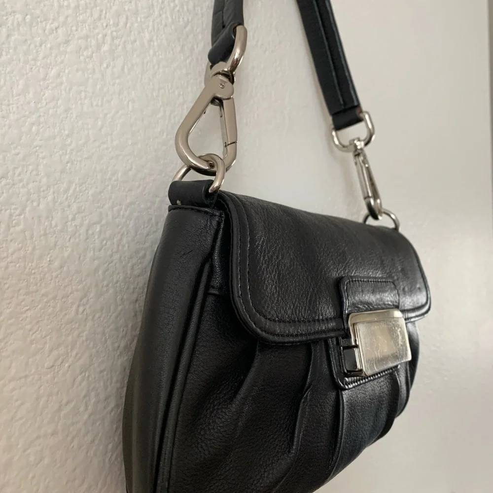 Express Black Leather Women's Bag